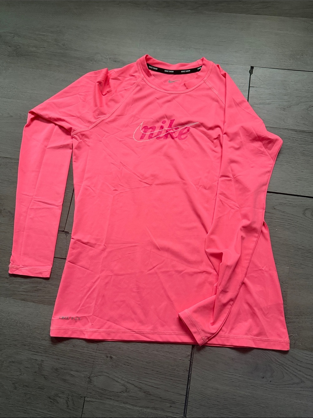 Nike Women's Long Sleeve Athletic Top - Hot Pink